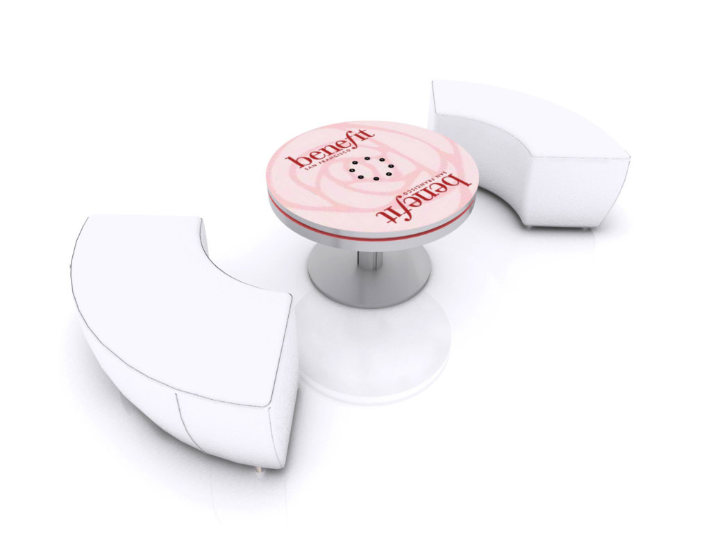 sofa table with USB charging
