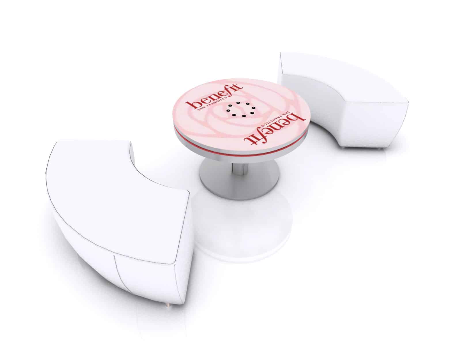 sofa table with USB charging