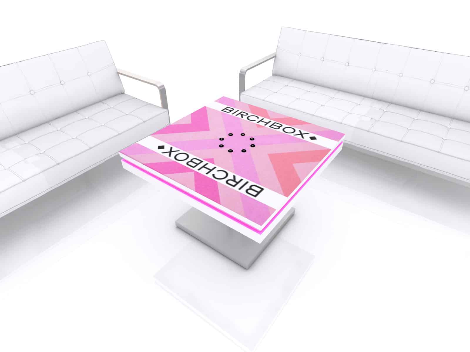 Coffee table with USB charging station