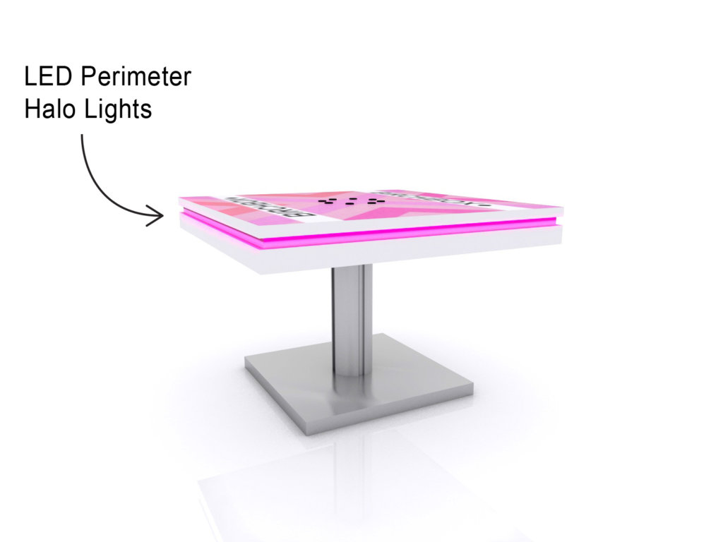 Coffee table with USB charger