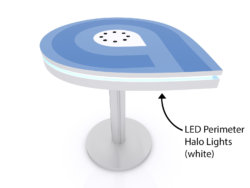 charging station bistro table