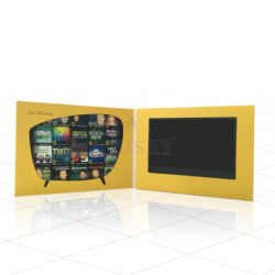 Custom A6 Video Brochure Supplier|Soft Cover LCD Printing