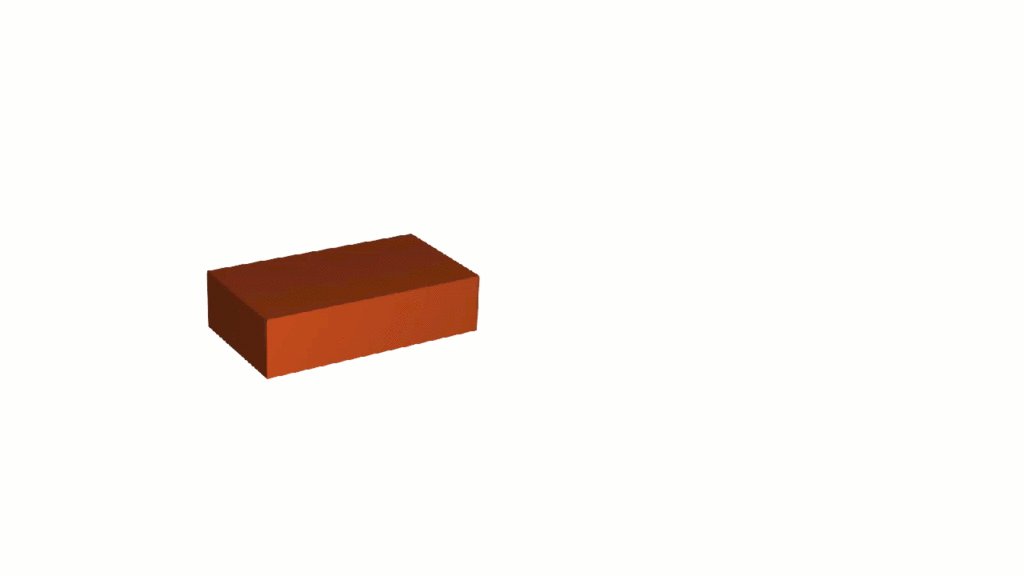 8.75-in W x 16-in L x 4-in H rectangular box top and bottom.