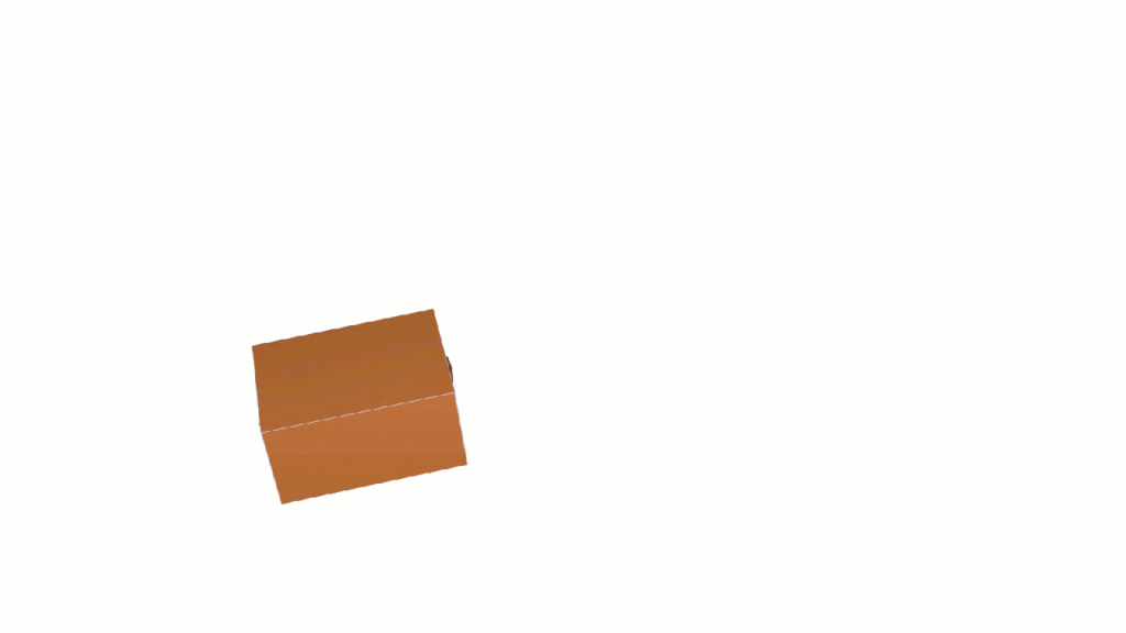 12-in W x 16-in L x 8-in H rectangular box top and bottom.