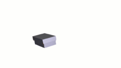 1.5-in W x 2.25-in L x .25-in H rectangular box top and bottom. - Image 2