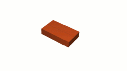 12-in W x 19.75-in L x 4-in H rectangular box. - Image 2