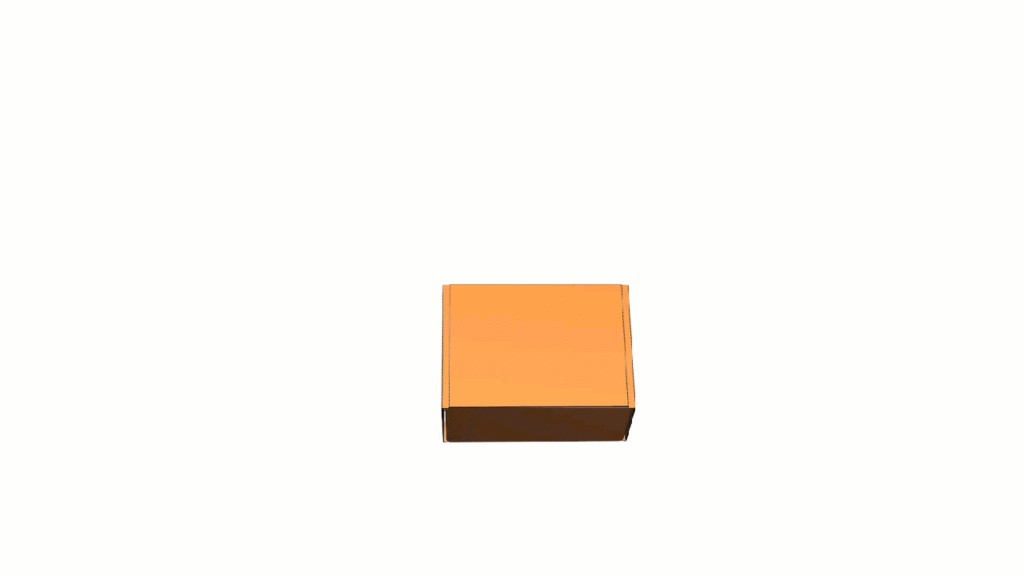 12-in W x 16-in L x 4-in H rectangular box.