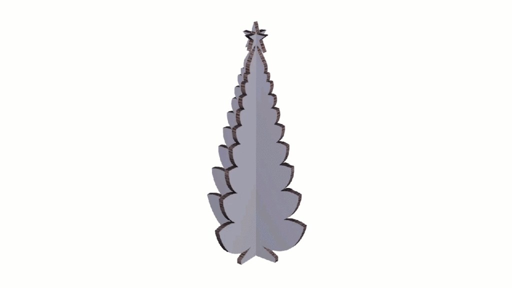 Christmas Tree Display | 8.75-in W x 17.5-in H