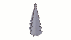 Christmas Tree Display | 8.75-in W x 17.5-in H - Image 2