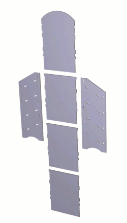 Point of Sale Display Shelves | Custom Printing | 46.5-in H x 28-in W x 21-in L - Image 2