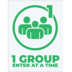 1 Group Enter At A Time poster