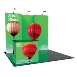 10 foot display with counter