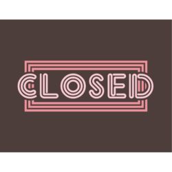 Closed Poster