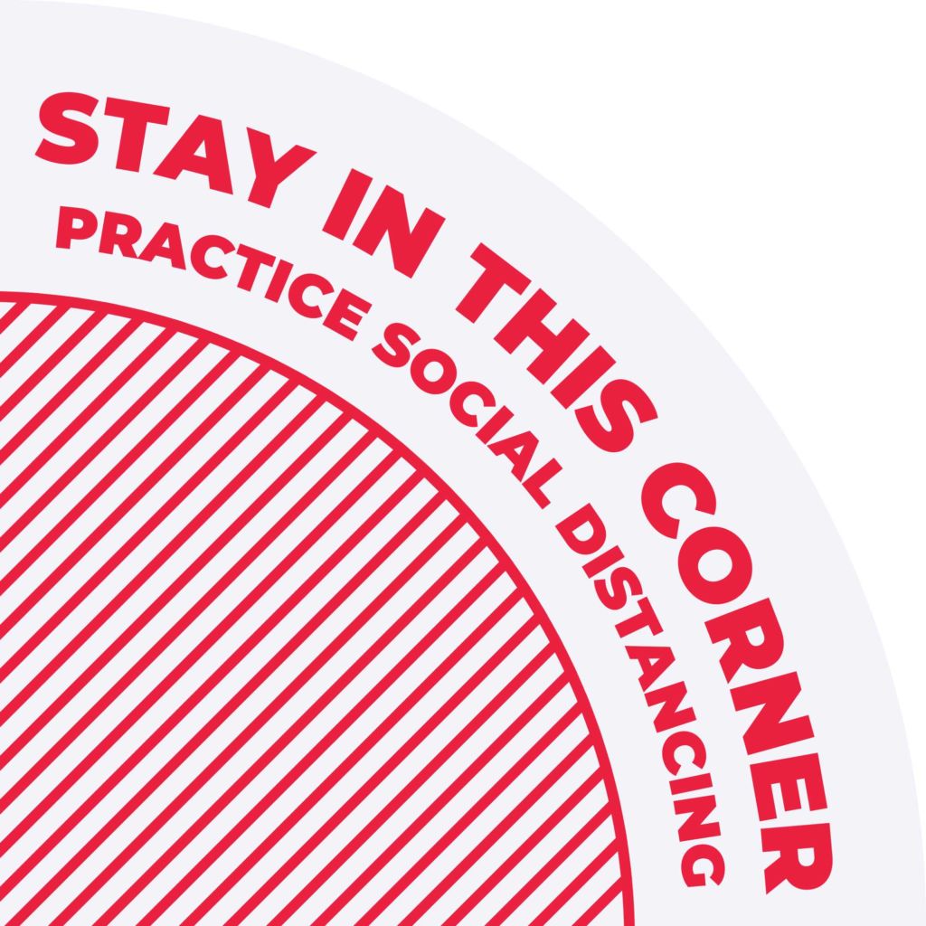 Stay In This Corner Floor Graphic
