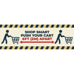 Shop Smart - Push Your Cart Banner