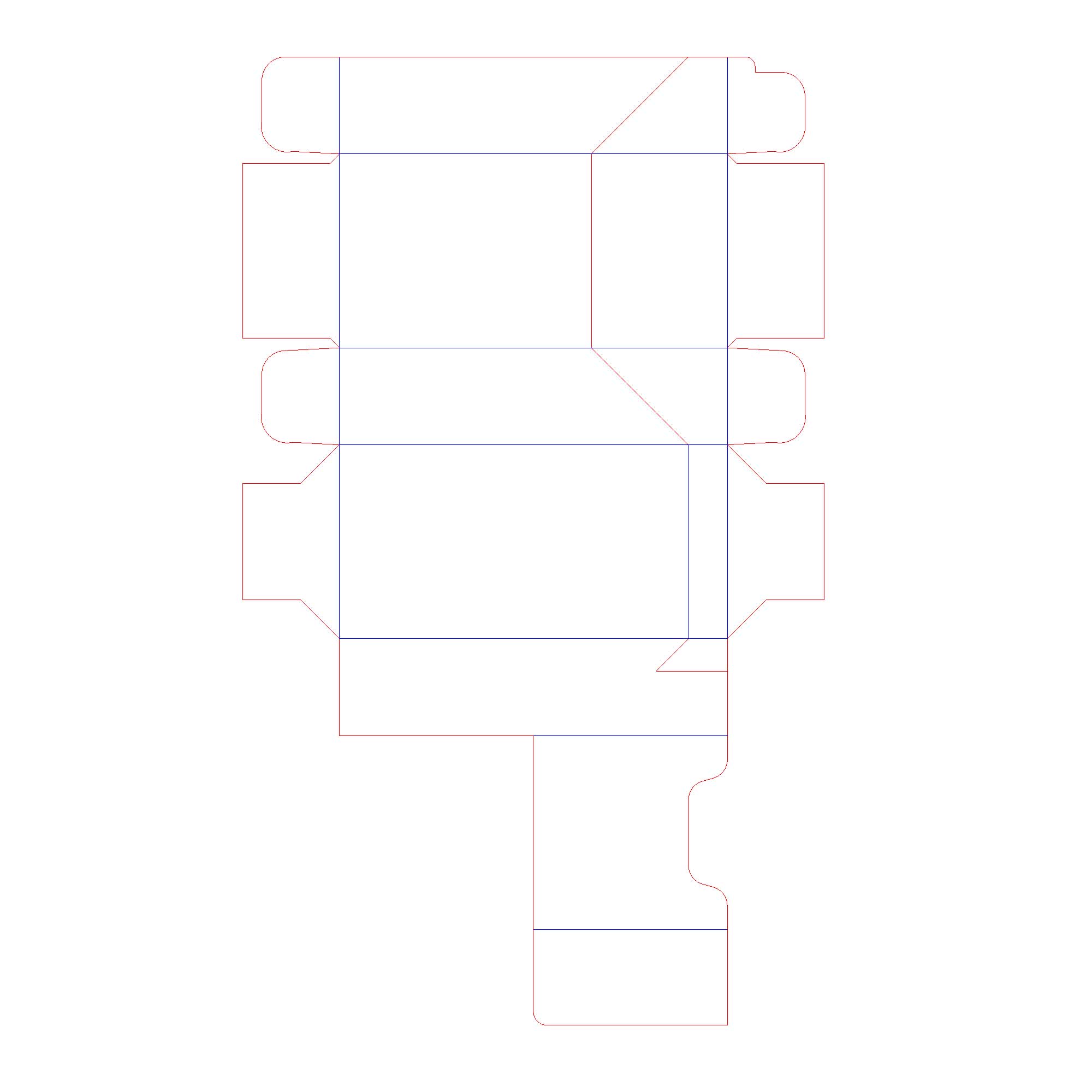 2.75-in W x 5.5-in L x 7.25-in H rectangular box. - Image 3
