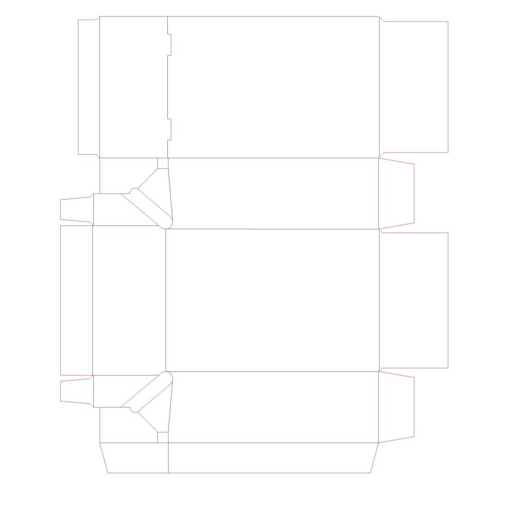4-in W x 7.75-in L x 11.75-in H rectangular box.