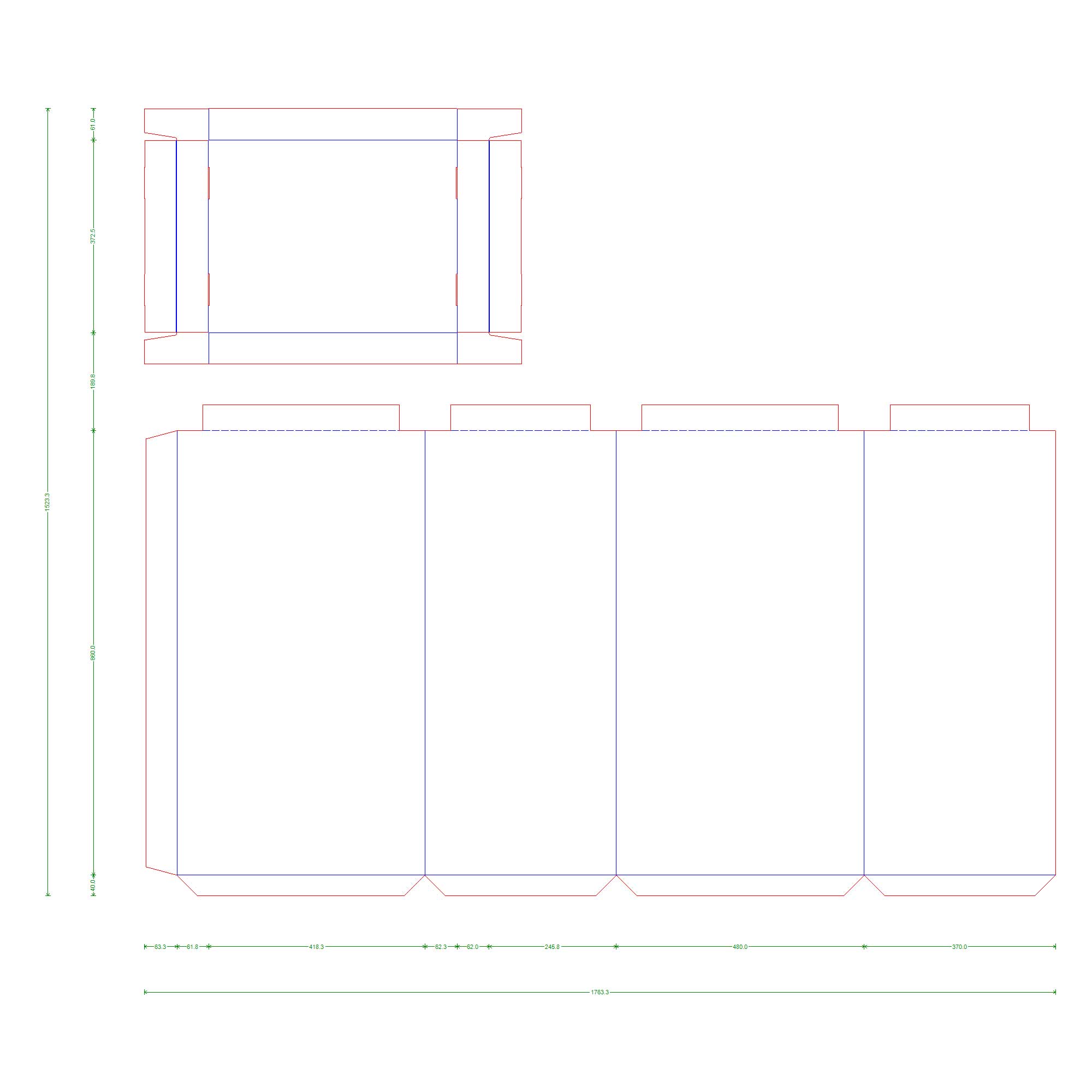 Disposable Display Counter | 14.5-in W x 19-in L x 33.75-in H - Image 3