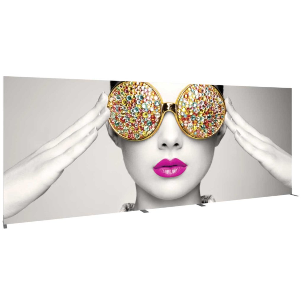 20-foot fabric sign wall