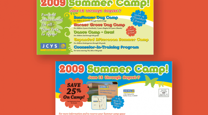 day camp mailer