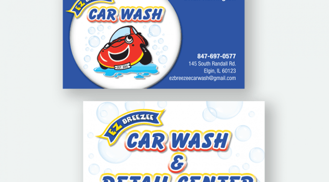 car wash business cards