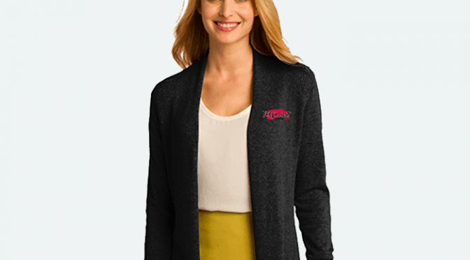 custom women's suit jacket with logo imprint