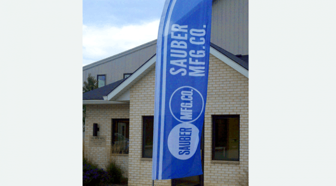 outdoor flag sign