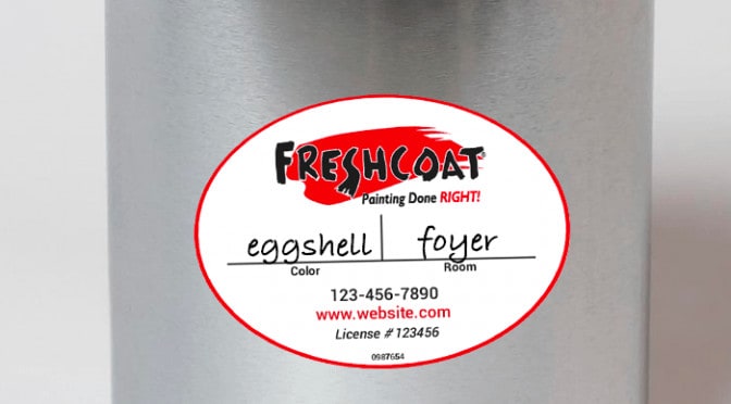 Paint Can Label