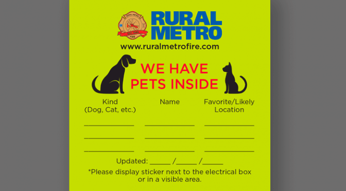 Pets Inside Label