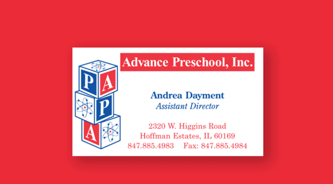 School Business Card