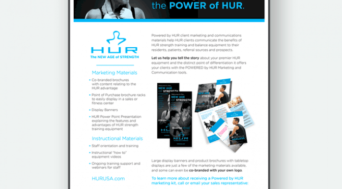 marketing sell sheet design