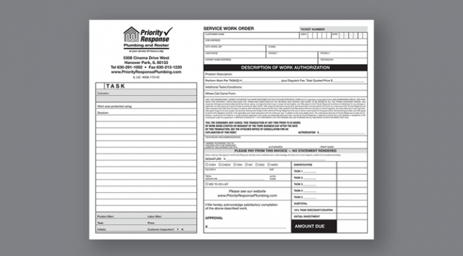 Service Work Order Printing