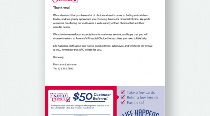Thank You Referral Coupon