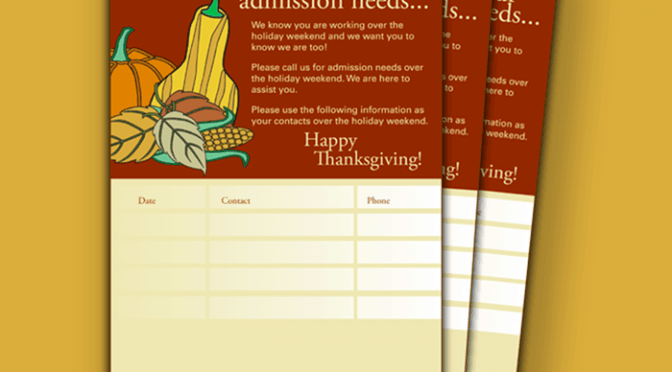 Assisted Living Signup Form