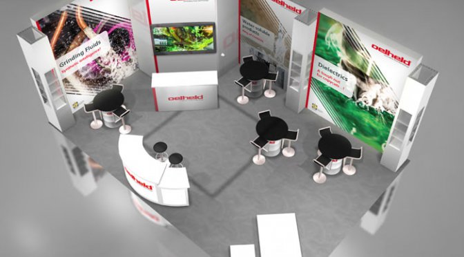 20x30 backlit fabric booth