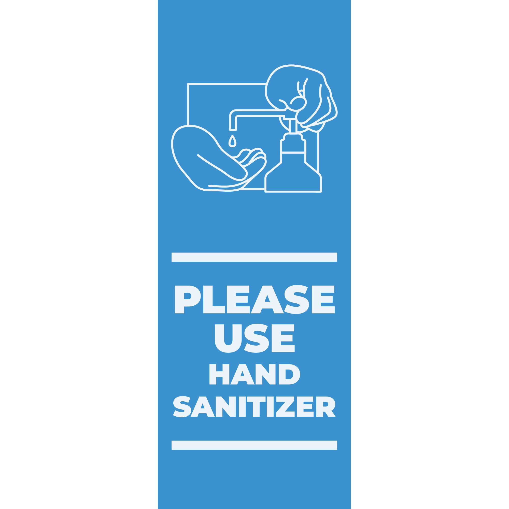 Please Use Hand Sanitizer Banner