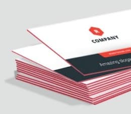 38 pt Trifecta Triple-Layered Paper Red Edges