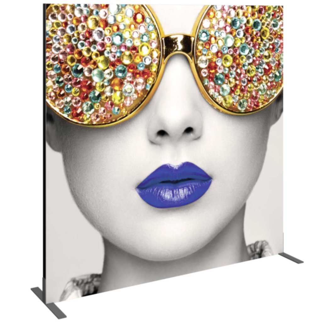 6-foot square fabric sign