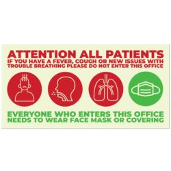 Attention All Patients Banner