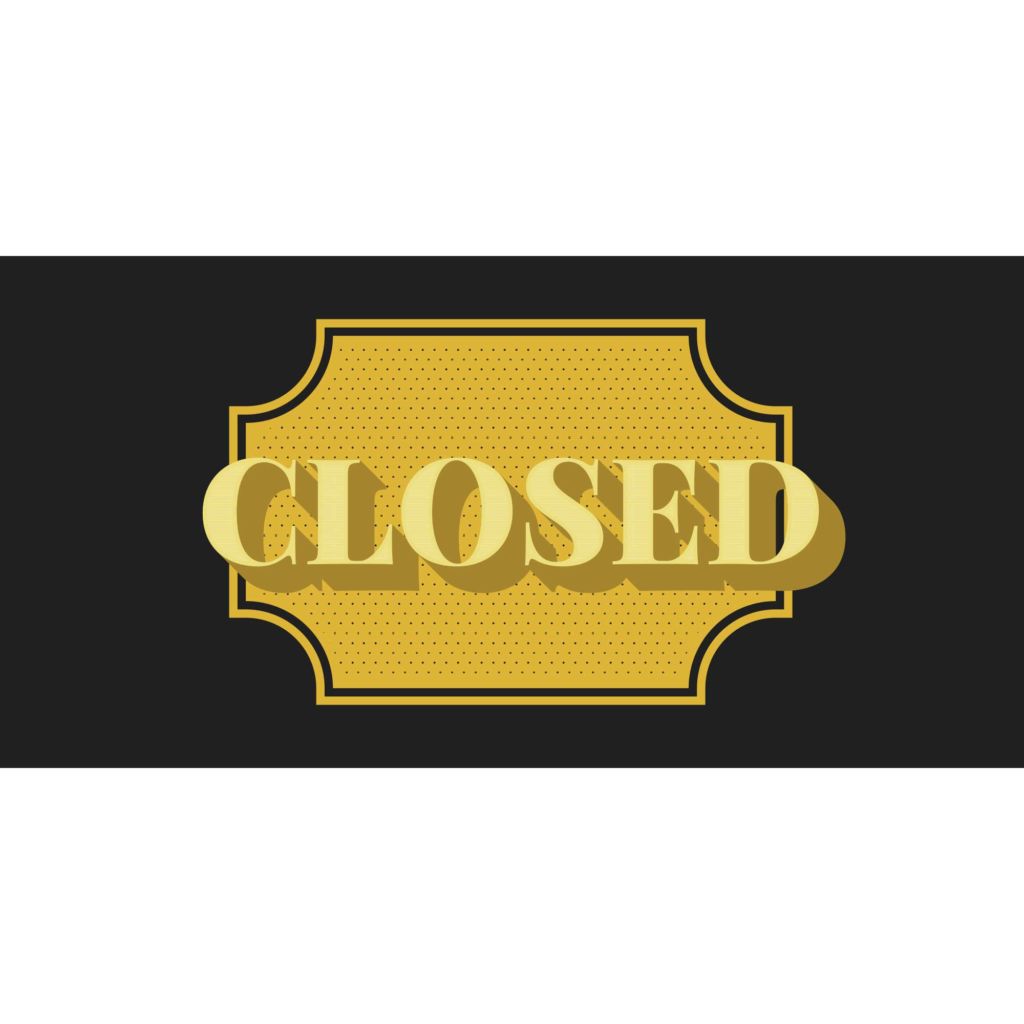 Closed Banner