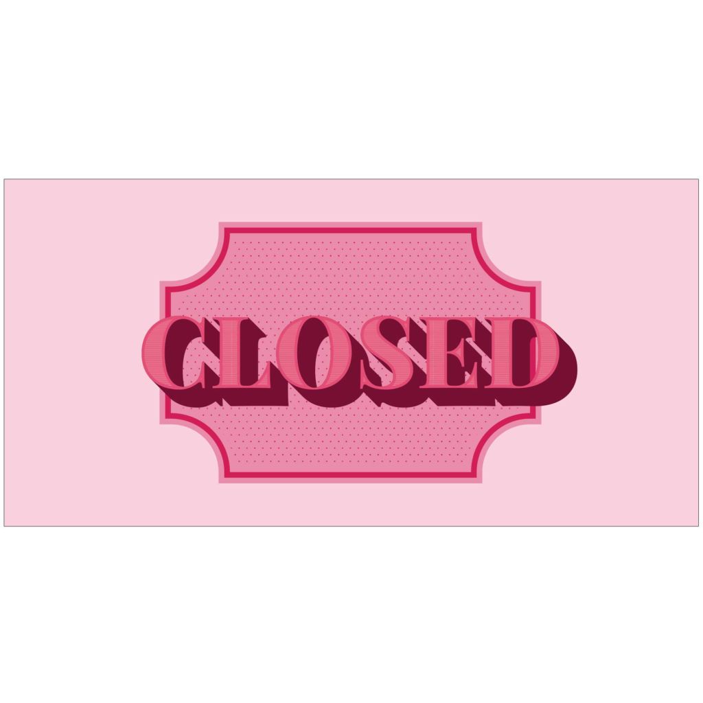 Closed Banner
