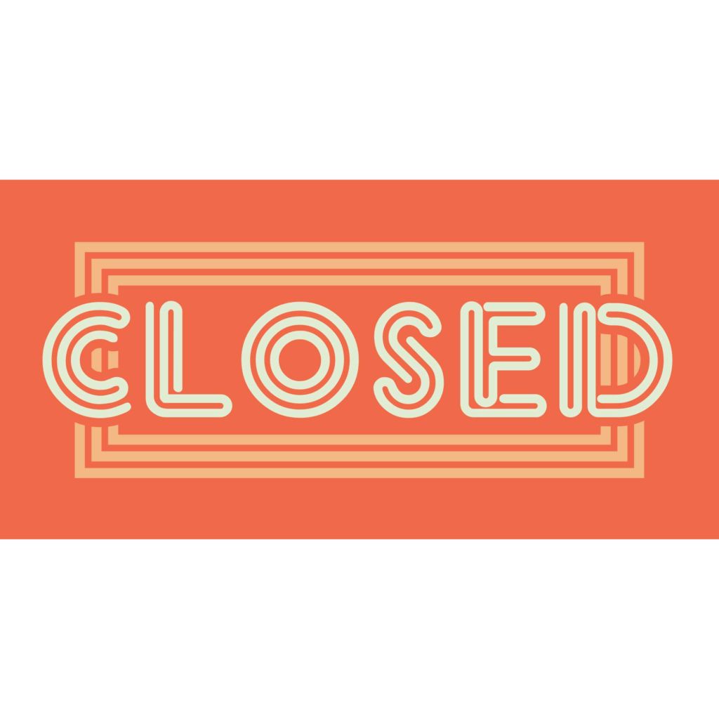 Closed Banner