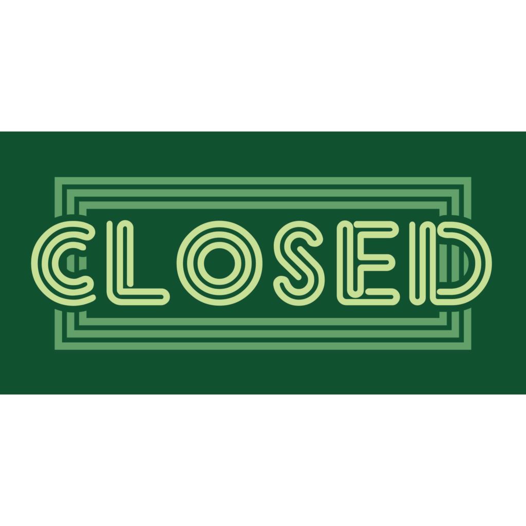 Closed Banner