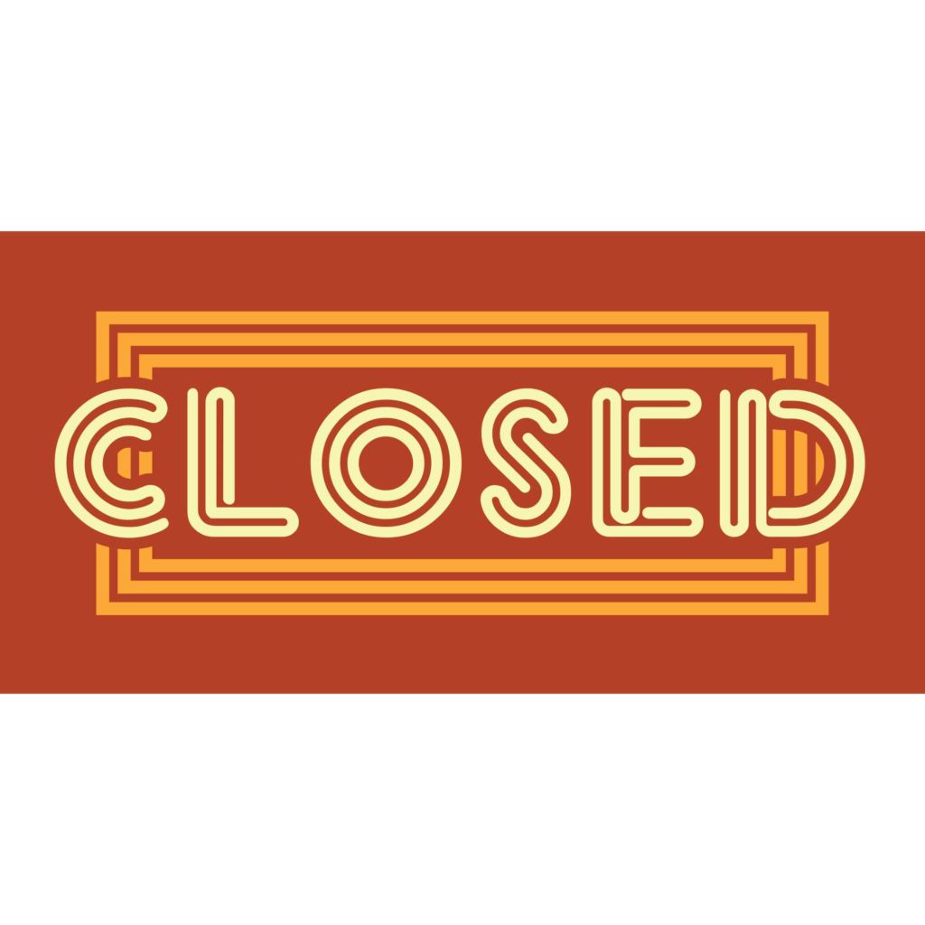 Closed Banner