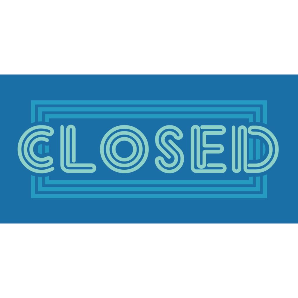 Closed Banner