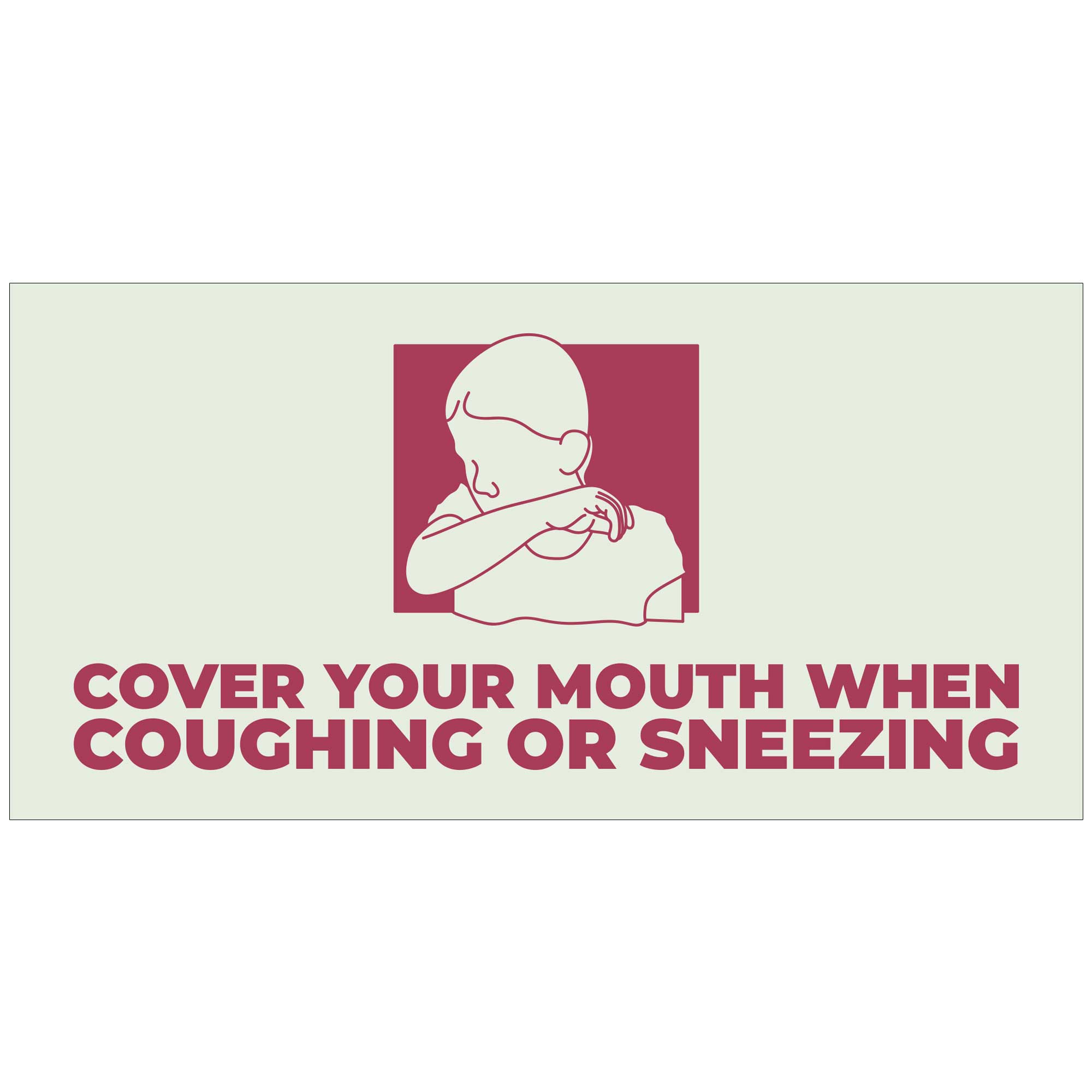 Cover Your Mouth Banner