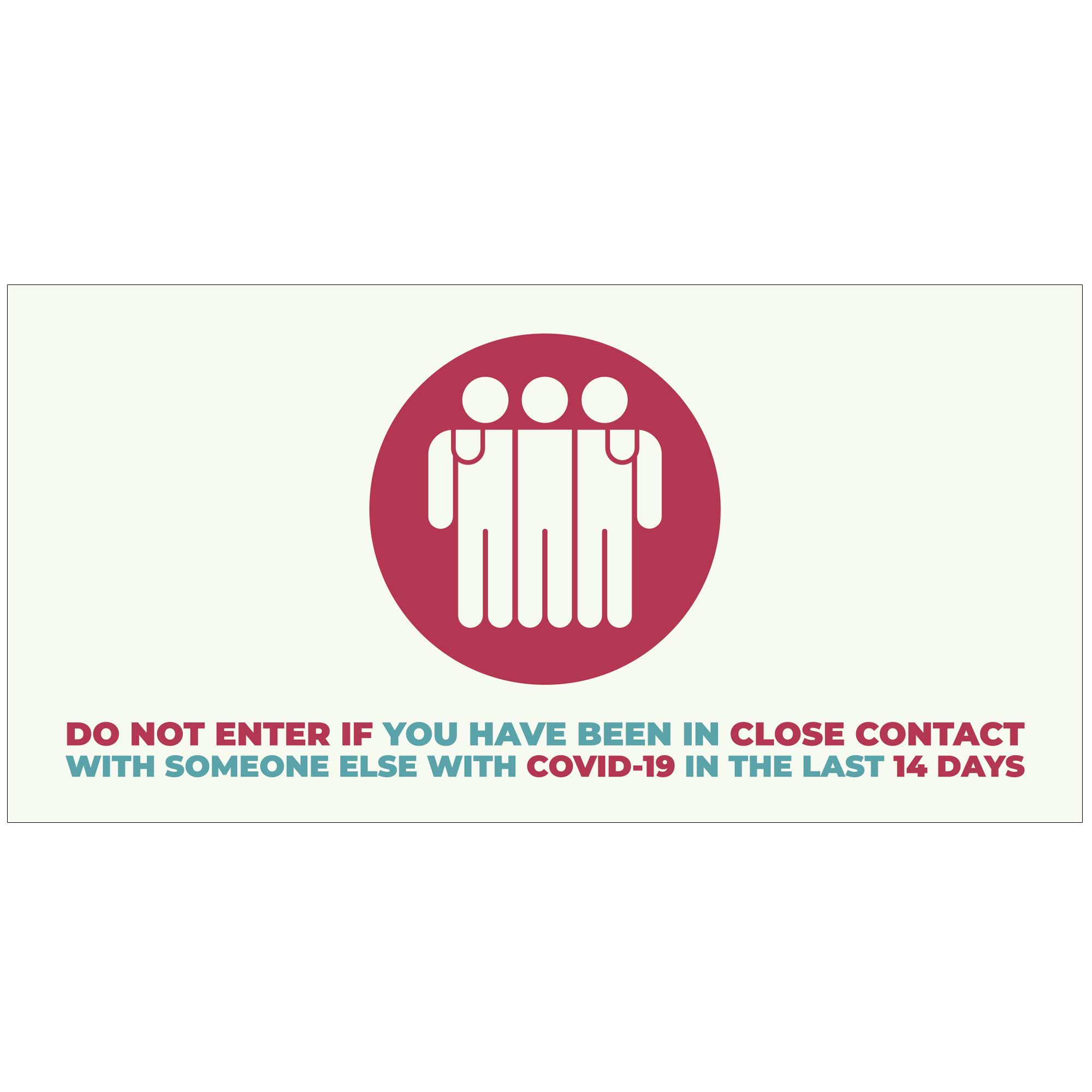 Do Not Enter Banner