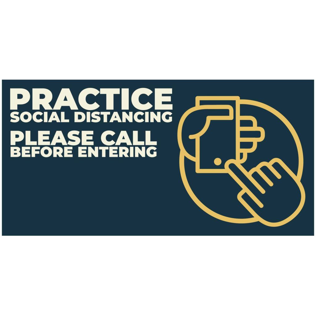 Practice Social Distancing Banner