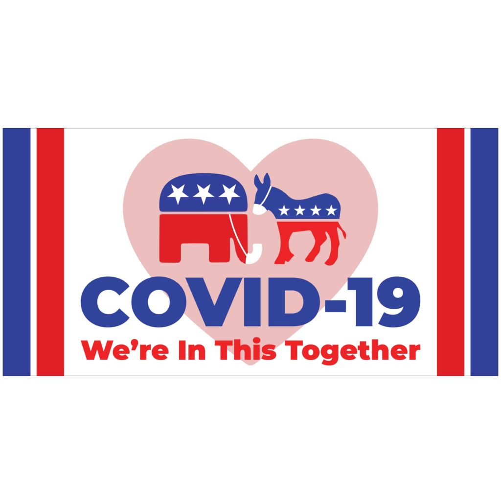 COVID-19 We're In This Together Banner