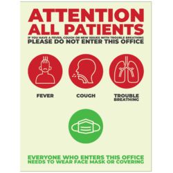 Attention Patients Poster